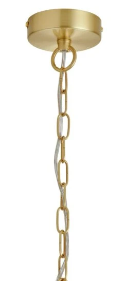 Habitat Presley Glass 8 Tier Chandelier - Brass 12 Habitat Presley Glass 8 Tier Chandelier - Brass -Habitat 9514449 R Z003A