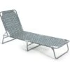 Habitat Folding Metal Sun Lounger - Grey -Habitat 9515668 R Z001A