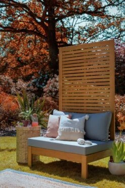 Habitat Samoa Wooden Single Seat Garden Chair-Natural 17 Habitat Samoa Wooden Single Seat Garden Chair-Natural -Habitat 9515936 R Z015C