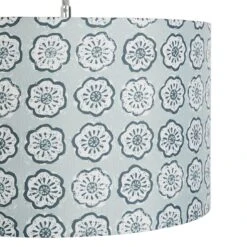 Habitat Country Floral Printed 30cm Drum Shade - Grey 12 Habitat Country Floral Printed 30cm Drum Shade - Grey -Habitat 9521322 R Z002A