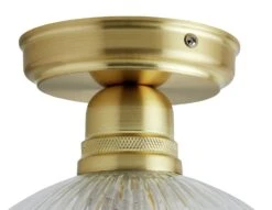 Habitat Perses Cut Glass And Brass Flush To Ceiling Light -Habitat 9521401 R Z002A