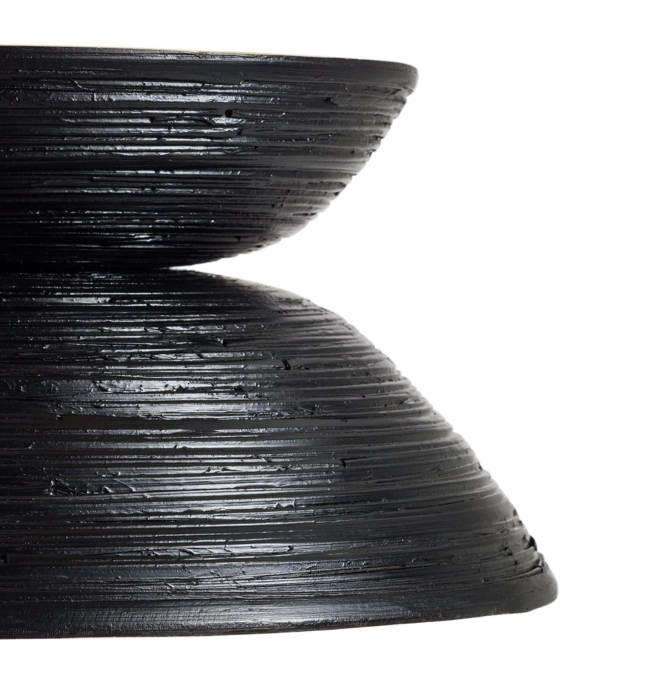 Habitat Hypnos Spun Bamboo 2 Tier Shade - Black 5 Habitat Hypnos Spun Bamboo 2 Tier Shade - Black - Image 3