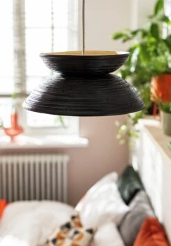 Habitat Hypnos Spun Bamboo 2 Tier Shade - Black 11 Habitat Hypnos Spun Bamboo 2 Tier Shade - Black -Habitat 9523832 R Z002C