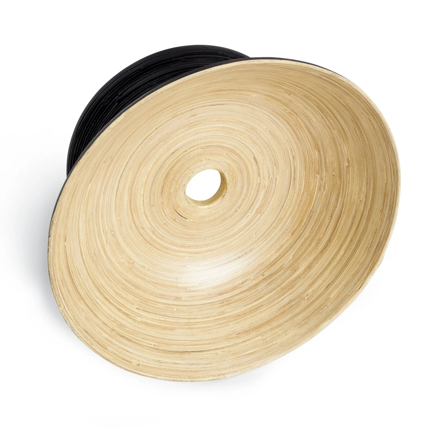 Habitat Hypnos Spun Bamboo 2 Tier Shade - Black 6 Habitat Hypnos Spun Bamboo 2 Tier Shade - Black - Image 4