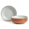 Habitat Speckle 4 Piece Stoneware Pasta Bowl - Rust 1 Habitat Speckle 4 Piece Stoneware Pasta Bowl - Rust -Habitat 9526169 R Z001A