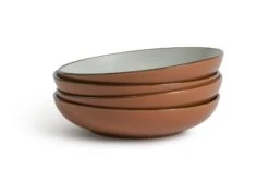 Habitat Speckle 4 Piece Stoneware Pasta Bowl - Rust -Habitat 9526169 R Z002A