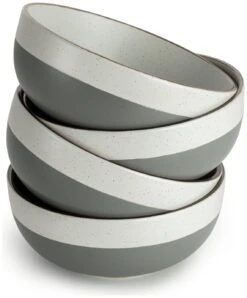 Habitat Speckle Set Of 4 Stoneware Cereal Bowl -Habitat 9528442 R Z002A