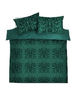 Habitat Floral Cheetah Print Green Bedding Set - Single -Habitat 9531422 R Z002A