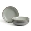 Habitat Speckle 4 Piece Stoneware Pasta Bowl - Grey -Habitat 9533073 R Z001A