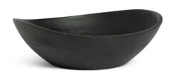 Habitat Mango Wood Serve Bowl - Black -Habitat 9544062 R Z005A