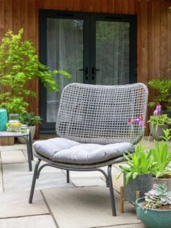 Habitat Nora 2 Seater Metal Garden Bistro Set - Grey 16 Habitat Nora 2 Seater Metal Garden Bistro Set - Grey -Habitat 9548415 R Z002C