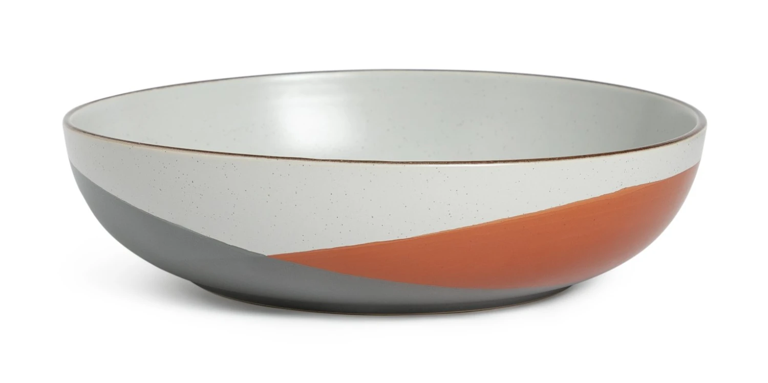 Habitat Dipped Speckle Stoneware Serve Bowl 7 Habitat Dipped Speckle Stoneware Serve Bowl - Image 5