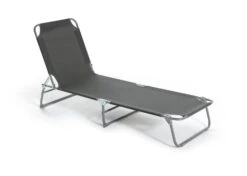 Habitat Folding Metal Sun Lounger - Charcoal 14 Habitat Folding Metal Sun Lounger - Charcoal -Habitat 9555927 R Z002A