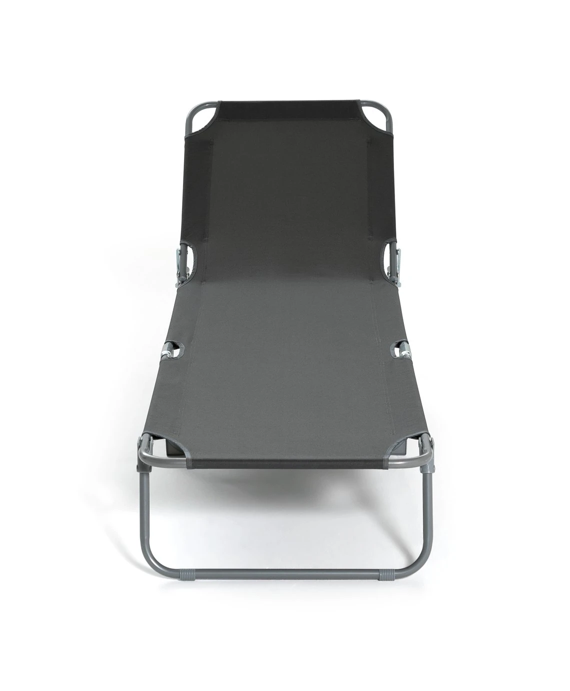 Habitat Folding Metal Sun Lounger - Charcoal 7 Habitat Folding Metal Sun Lounger - Charcoal - Image 5