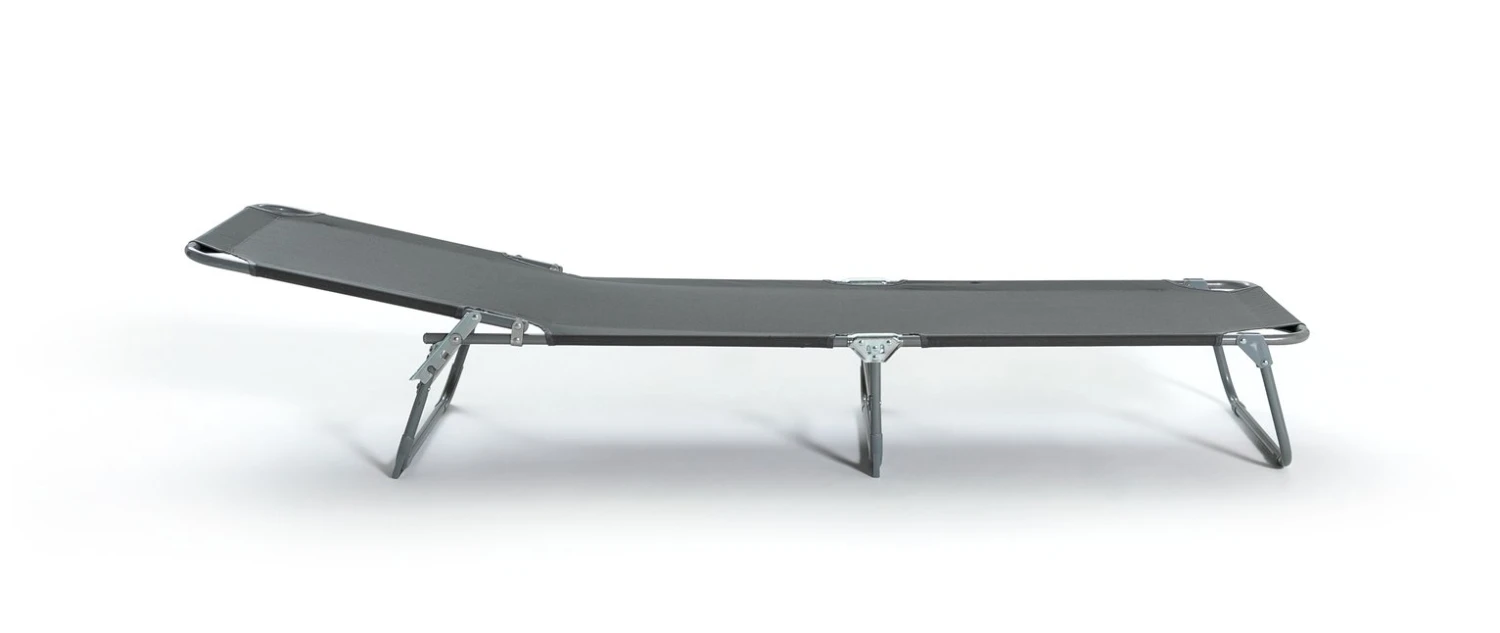 Habitat Folding Metal Sun Lounger - Charcoal 9 Habitat Folding Metal Sun Lounger - Charcoal - Image 7
