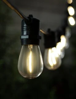 Habitat Warm White Filament Bulb Festoon Lights 11 Habitat Warm White Filament Bulb Festoon Lights -Habitat 9556562 R Z002C