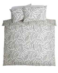 Habitat Scandi Mark Making Grey Bedding Set - Single -Habitat 9557561 R Z004A