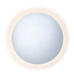 Habitat Circle Backlight LED Mirror - White -Habitat 9559246 R Z002A