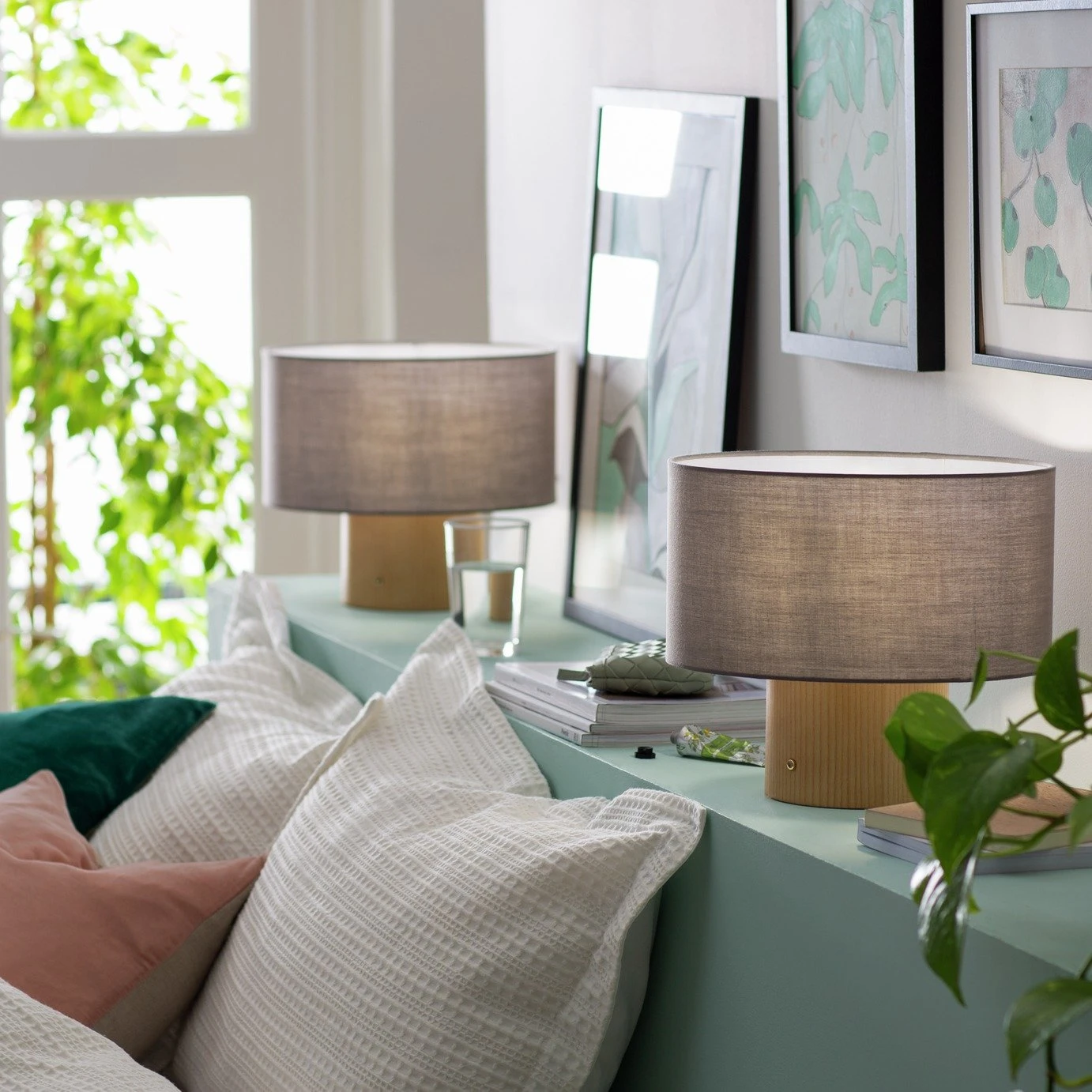 Habitat Modern Scandi Touch Table Lamp - Ash Grey & Oak 3 Habitat Modern Scandi Touch Table Lamp - Ash Grey & Oak