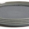 Habitat Evora 4 Piece Stoneware Dinner Plate - Green -Habitat 9566686 R Z001A