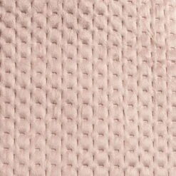 Habitat Pinsonic Velvet Plain Pink Bedding Set - Double -Habitat 9570311 R B001