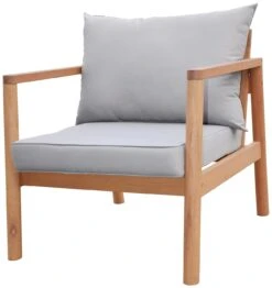 Habitat Hanson 5 Seater Wooden Garden Sofa Set - Grey -Habitat 9573466 R Z013A