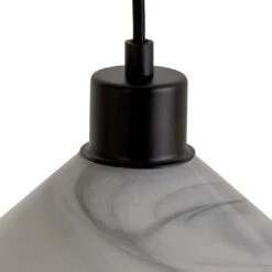 Habitat Lati Marble Glass Pendant - Black & White 9 Habitat Lati Marble Glass Pendant - Black & White -Habitat 9573569 R Z002A