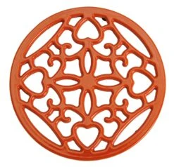 Habitat Cast Iron Trivet - Orange -Habitat 9574142 R Z005A