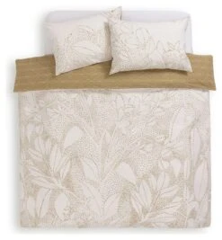 Habitat Cotton Floral Dobby Brown Bedding Set - Single -Habitat 9574692 R Z002A