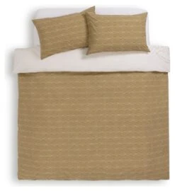 Habitat Cotton Floral Dobby Brown Bedding Set - Single -Habitat 9574692 R Z004A