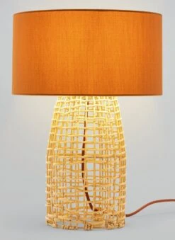 Habitat Luiss Rattan Table Lamp - Orange 15 Habitat Luiss Rattan Table Lamp - Orange -Habitat 9575639 R Z002C