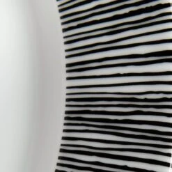 Habitat Black Dash 12 Piece Porcelain Dinner Set -Habitat 9576731 R B001