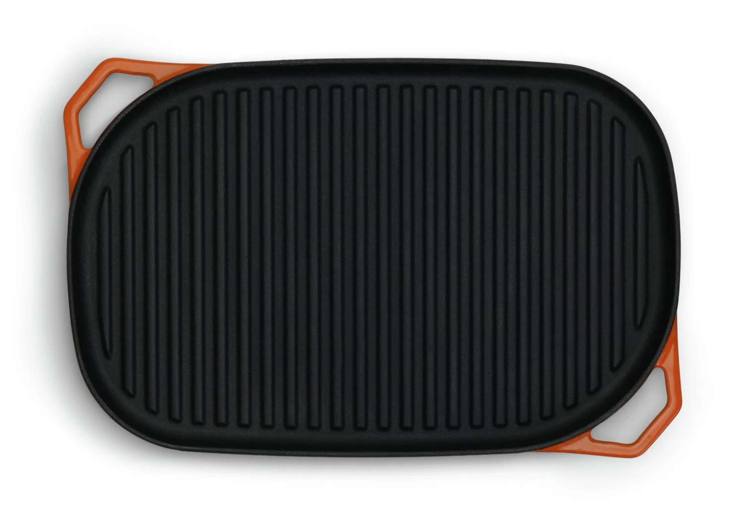 Habitat Large Cast Iron Grill Pan - Orange 7 Habitat Large Cast Iron Grill Pan - Orange - Image 5