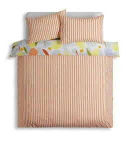 Habitat Panel Stripe Print Multicolour Bedding Set - Single -Habitat 9584297 R Z002A