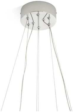 Habitat Yang 2 Tier LED Glass Chandelier - Chrome 12 Habitat Yang 2 Tier LED Glass Chandelier - Chrome -Habitat 9584448 R Z004A