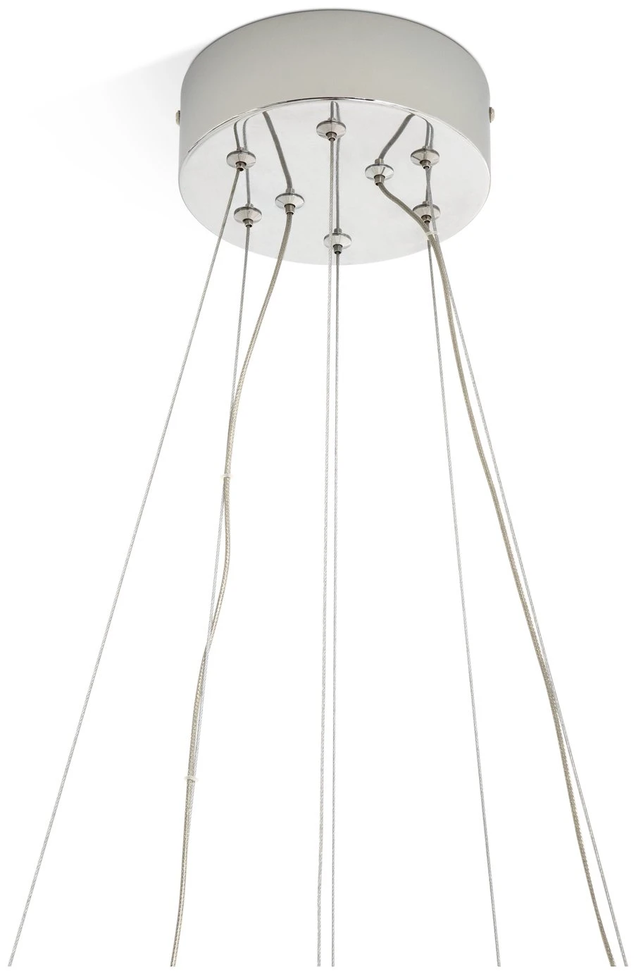 Habitat Yang 2 Tier LED Glass Chandelier - Chrome 7 Habitat Yang 2 Tier LED Glass Chandelier - Chrome - Image 5