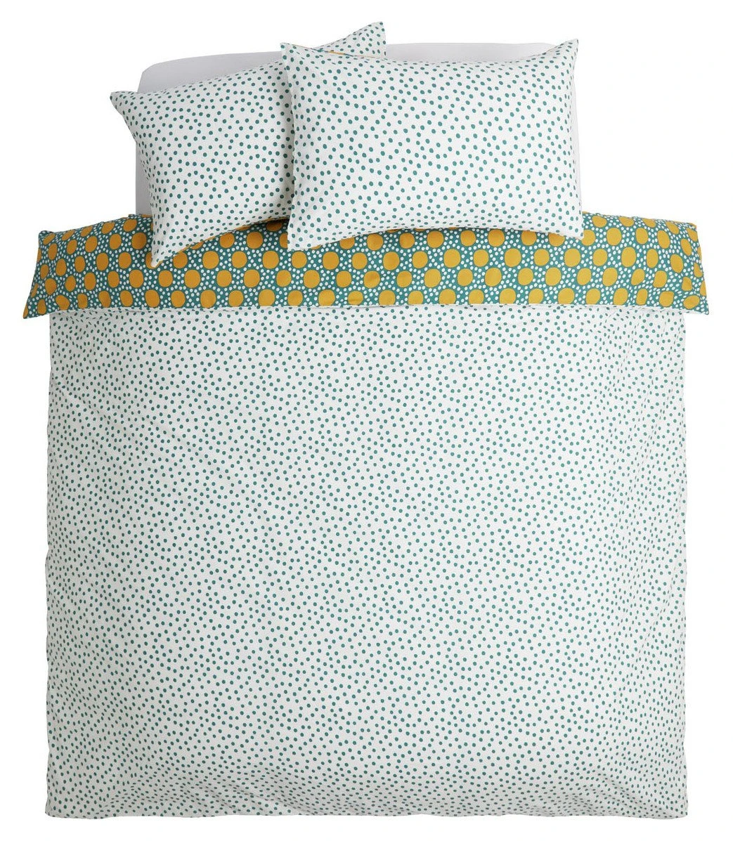 Habitat Sunburst Geo Green & Mustard Bedding Set - Single 7 Habitat Sunburst Geo Green & Mustard Bedding Set - Single - Image 5