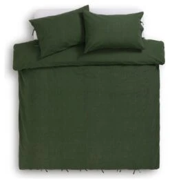 Habitat Cotton Textured Plain Green Bedding Set - Single -Habitat 9588736 R Z002A