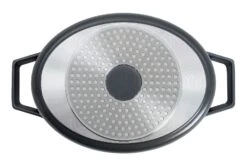 Habitat 4.2LT Cast Aluminium Casserole Dish - Black 11 Habitat 4.2LT Cast Aluminium Casserole Dish - Black -Habitat 9588994 R Z004A