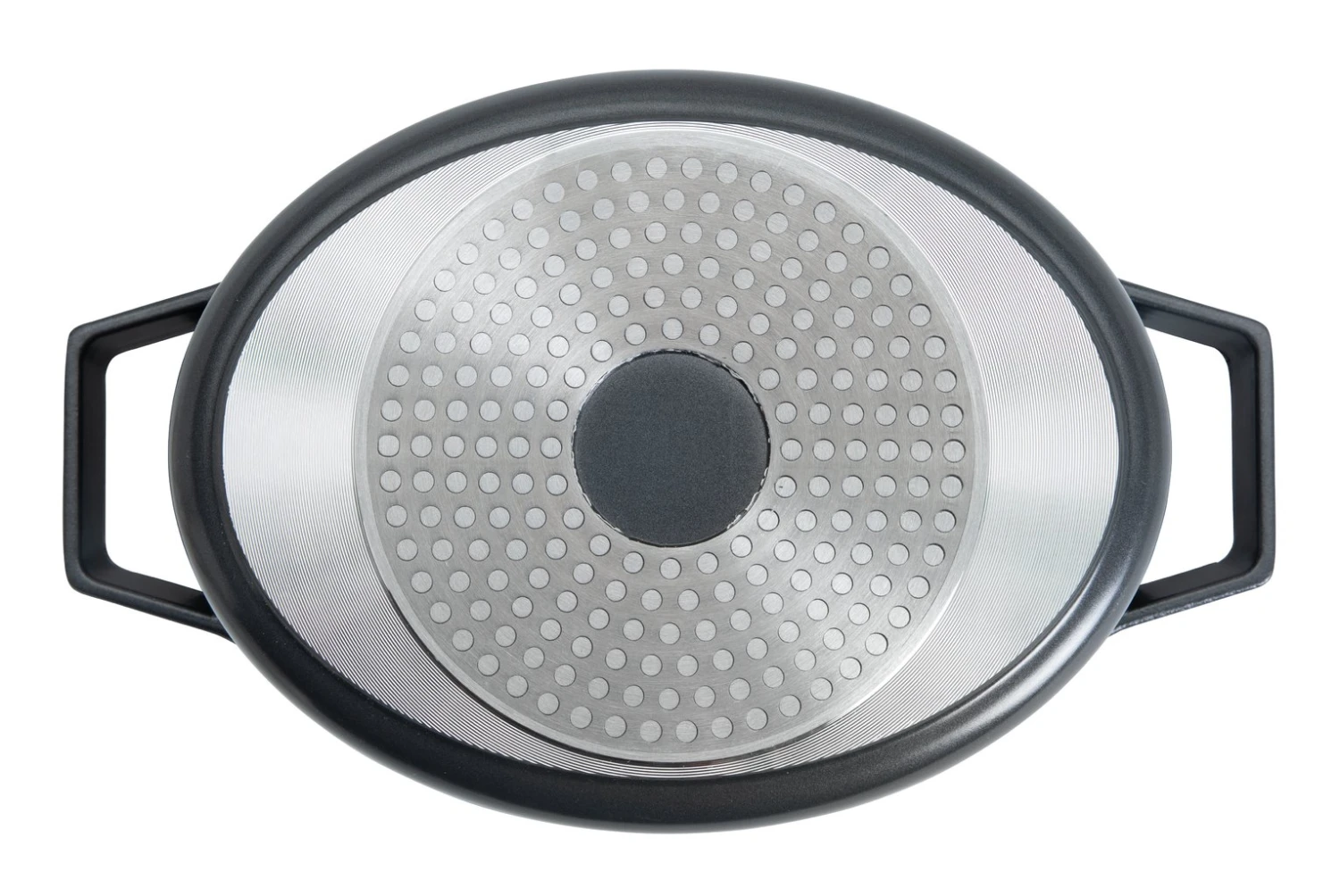 Habitat 4.2LT Cast Aluminium Casserole Dish - Black 7 Habitat 4.2LT Cast Aluminium Casserole Dish - Black - Image 5