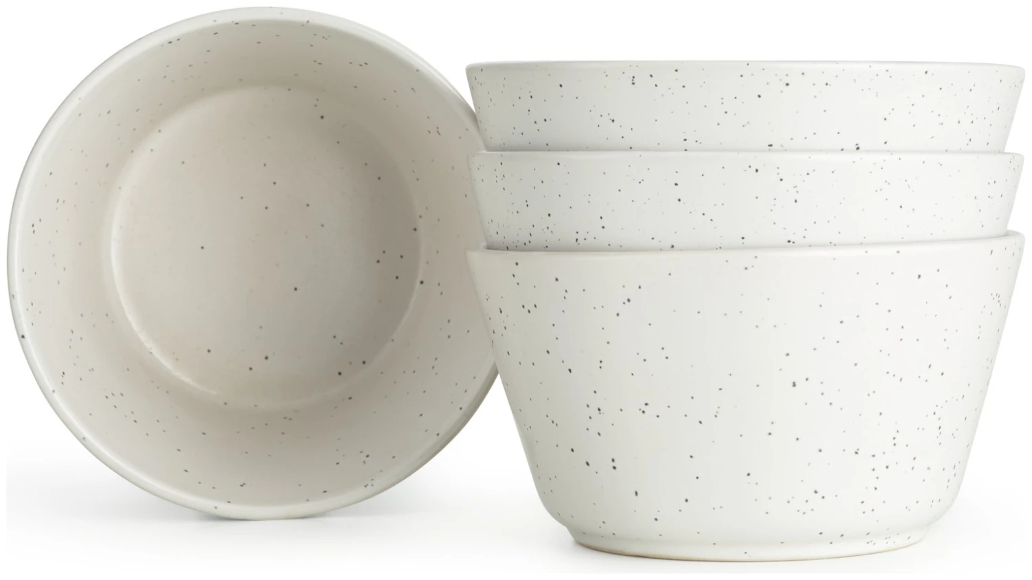 Habitat Addison Set Of 4 Stoneware Cereal Bowl - White 3 Habitat Addison Set Of 4 Stoneware Cereal Bowl - White