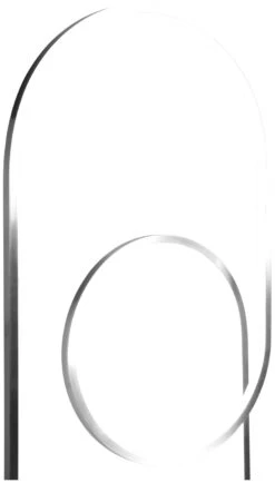 Habitat Pill LED Floor Lamp - Brushed Chrome -Habitat 9597806 R Z006A