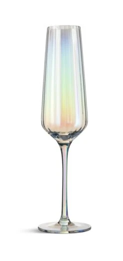 Habitat Iridescent Lustre Set Of 4 Champagne Flute -Habitat 9600102 R Z002A