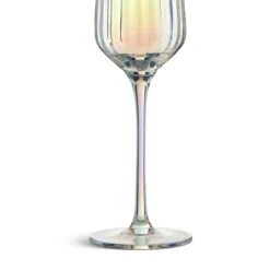 Habitat Iridescent Lustre Set Of 4 Champagne Flute -Habitat 9600102 R Z004A