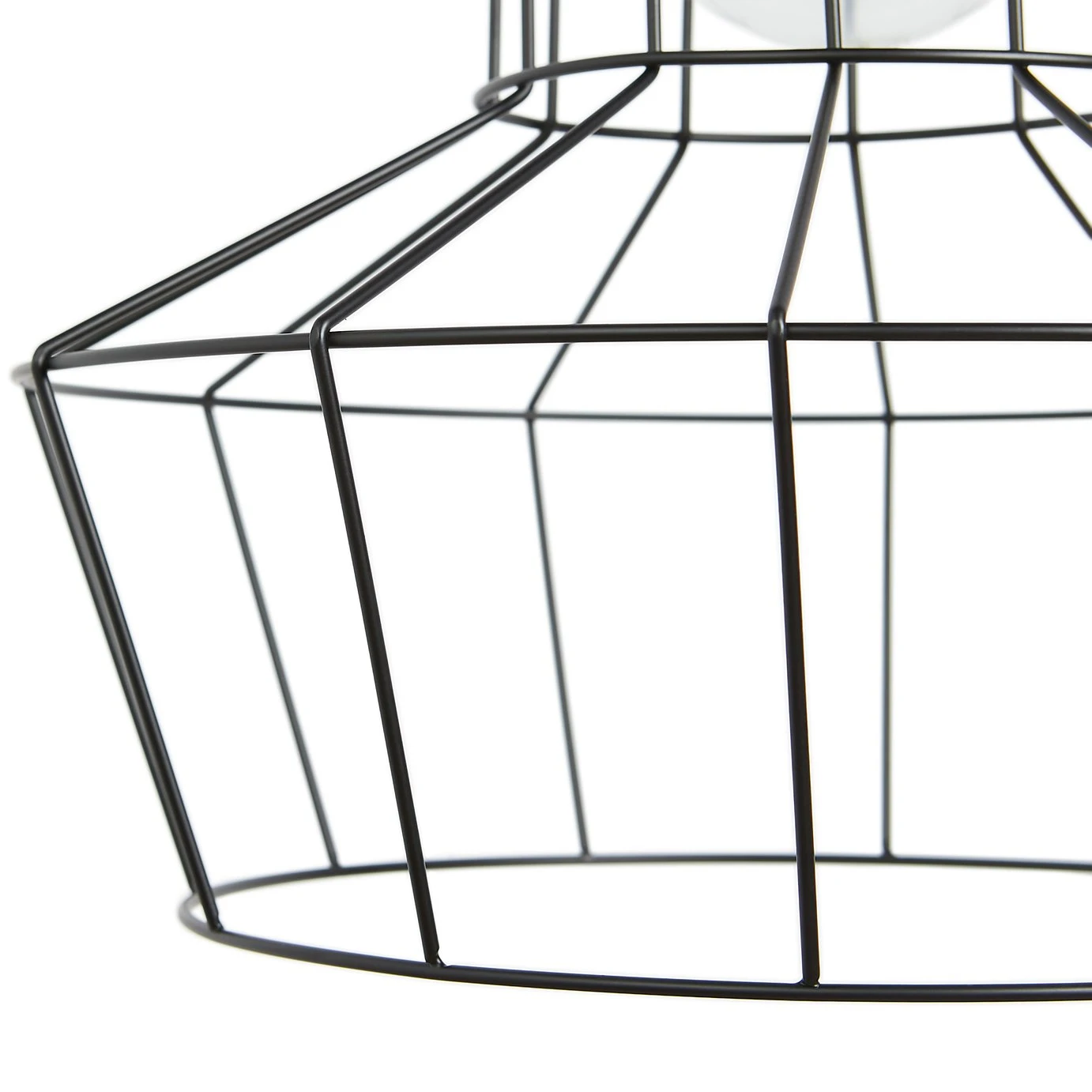 Habitat Indus Large Country Wire Shade - Black 5 Habitat Indus Large Country Wire Shade - Black - Image 3