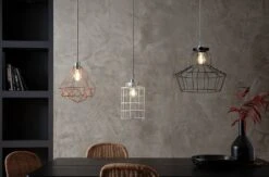 Habitat Indus Large Country Wire Shade - Black 15 Habitat Indus Large Country Wire Shade - Black -Habitat 9602928 R Z004C