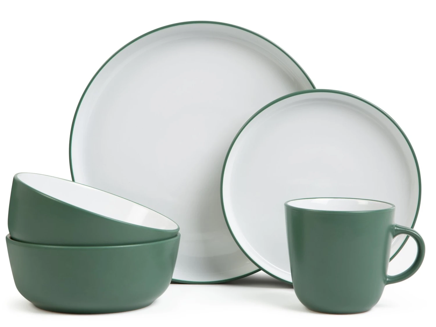 Habitat Two Tone 16 Piece Stoneware Dinner Set 3 Habitat Two Tone 16 Piece Stoneware Dinner Set