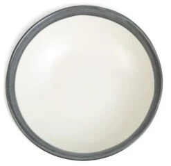 Habitat Stripe 4 Piece Stoneware Pasta Bowl - Blue -Habitat 9605554 R Z005A