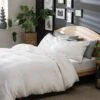 Habitat Cotton Waffle Plain White Bedding Set - Single 1 Habitat Cotton Waffle Plain White Bedding Set - Single -Habitat 9607064 R Z001A