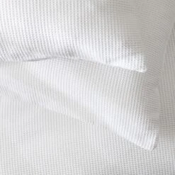 Habitat Cotton Waffle Plain White Bedding Set - Single -Habitat 9607064 R Z003A